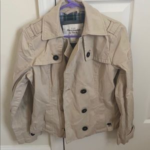 Kids Abercrombie & Fitch short trench coat